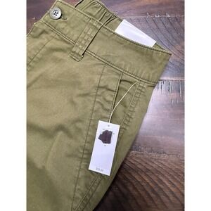 NWT Old Navy OG High Rise Ankle Chino Pants Women's Small Olive Green Cropped